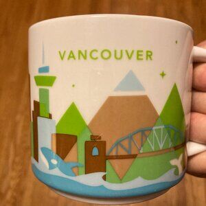 Vancouver, BC Canada 2015 You are Here Series Starbucks Mug 14 oz